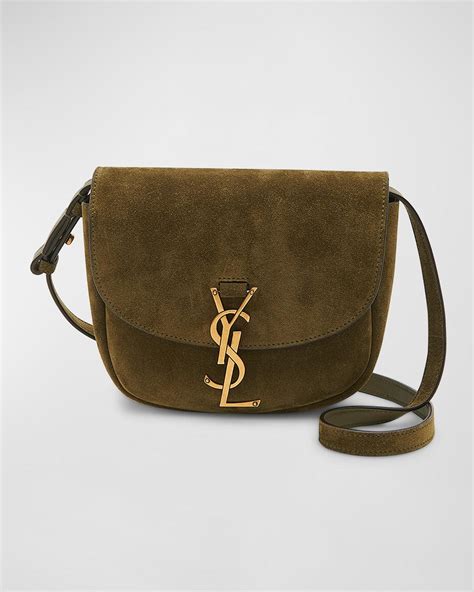 ysl green suede bag.